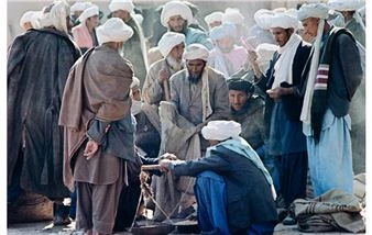 Afghan money changers  1980's