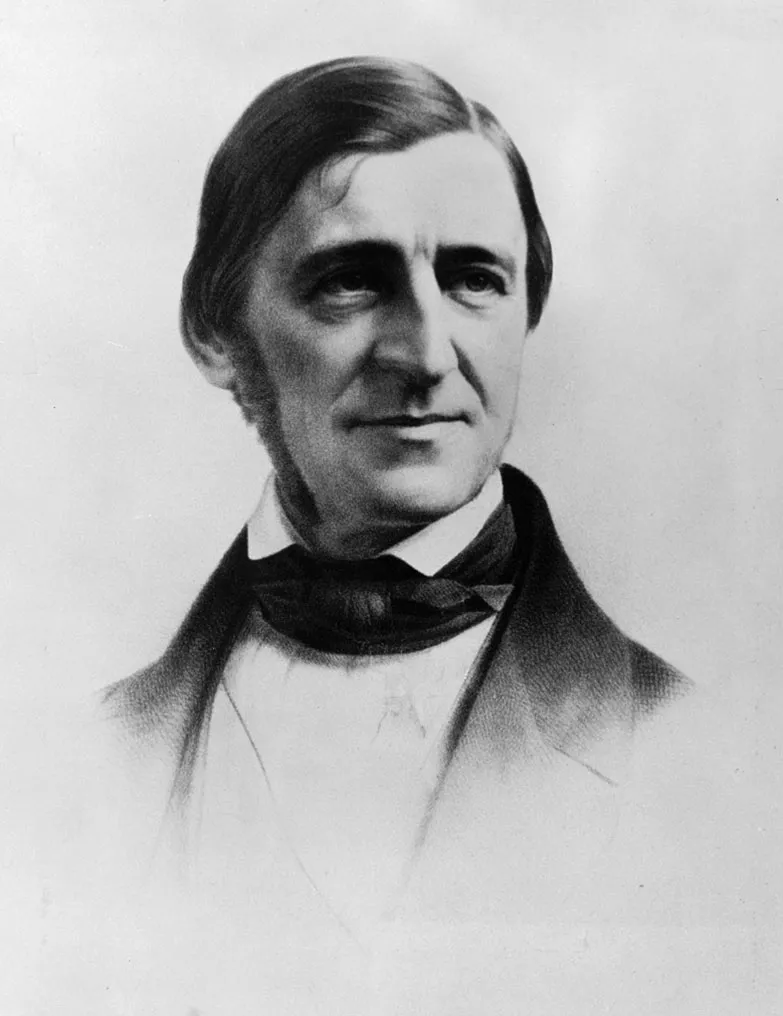 Lithograph Ralph Waldo Emerson